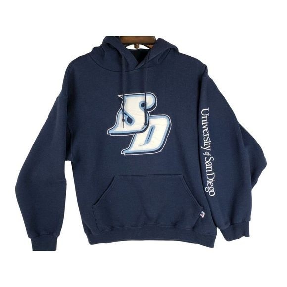 Russell Athletic Other - University of San Diego Hooded Sweatshirt Blue Size Medium